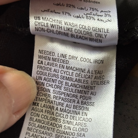 JM Collection Classic Black Cropped Pant - Picture 7 of 9